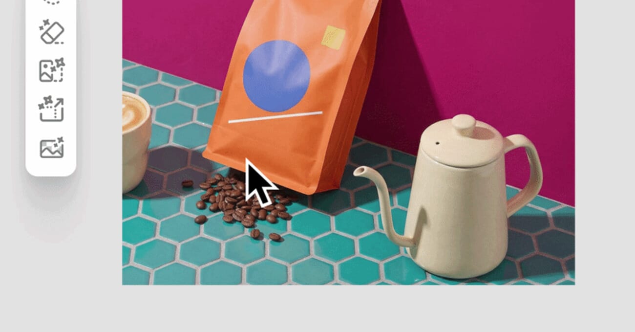 Firefly Image Editor workspace showing generative AI tools