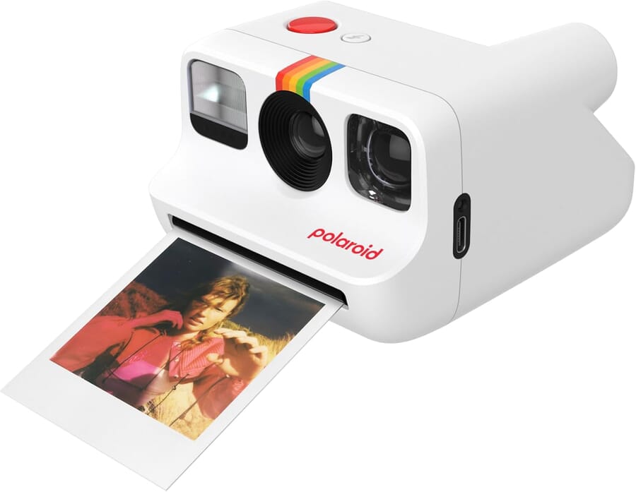 Polaroid Go Generation 2 instant camera with photo ejecting