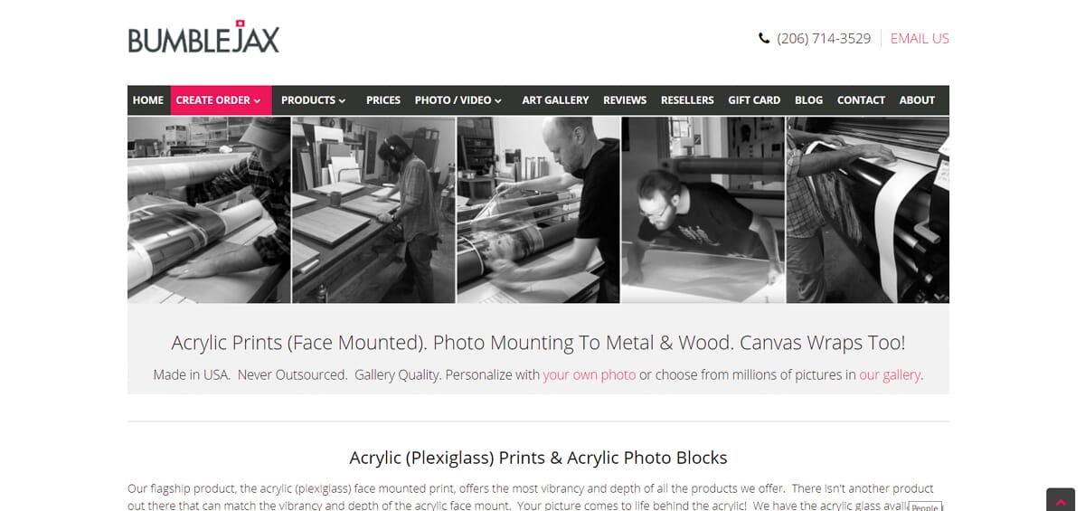 Bumblejax produces some amazing metal prints.