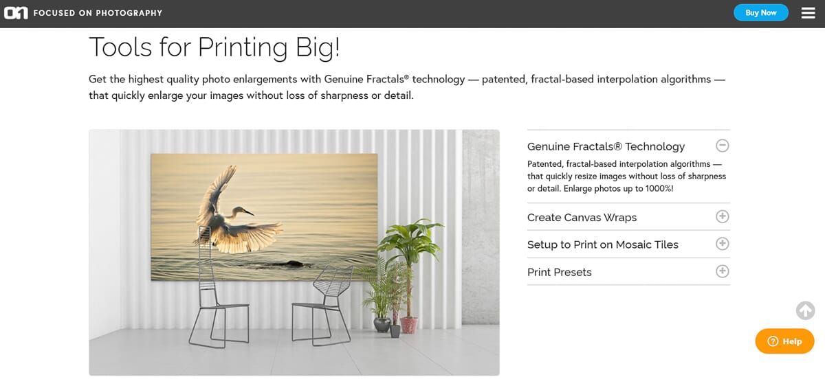 ON1 Resize will get you some gorgeous large prints.