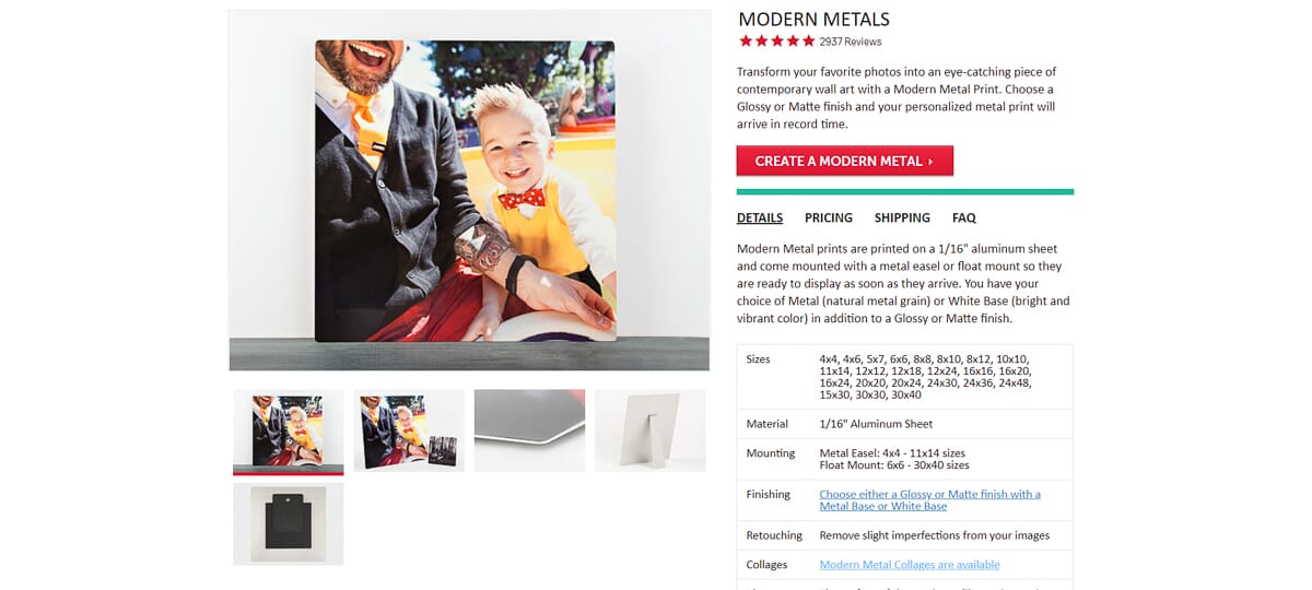 Metal prints look bright, vivid, and amazing.
