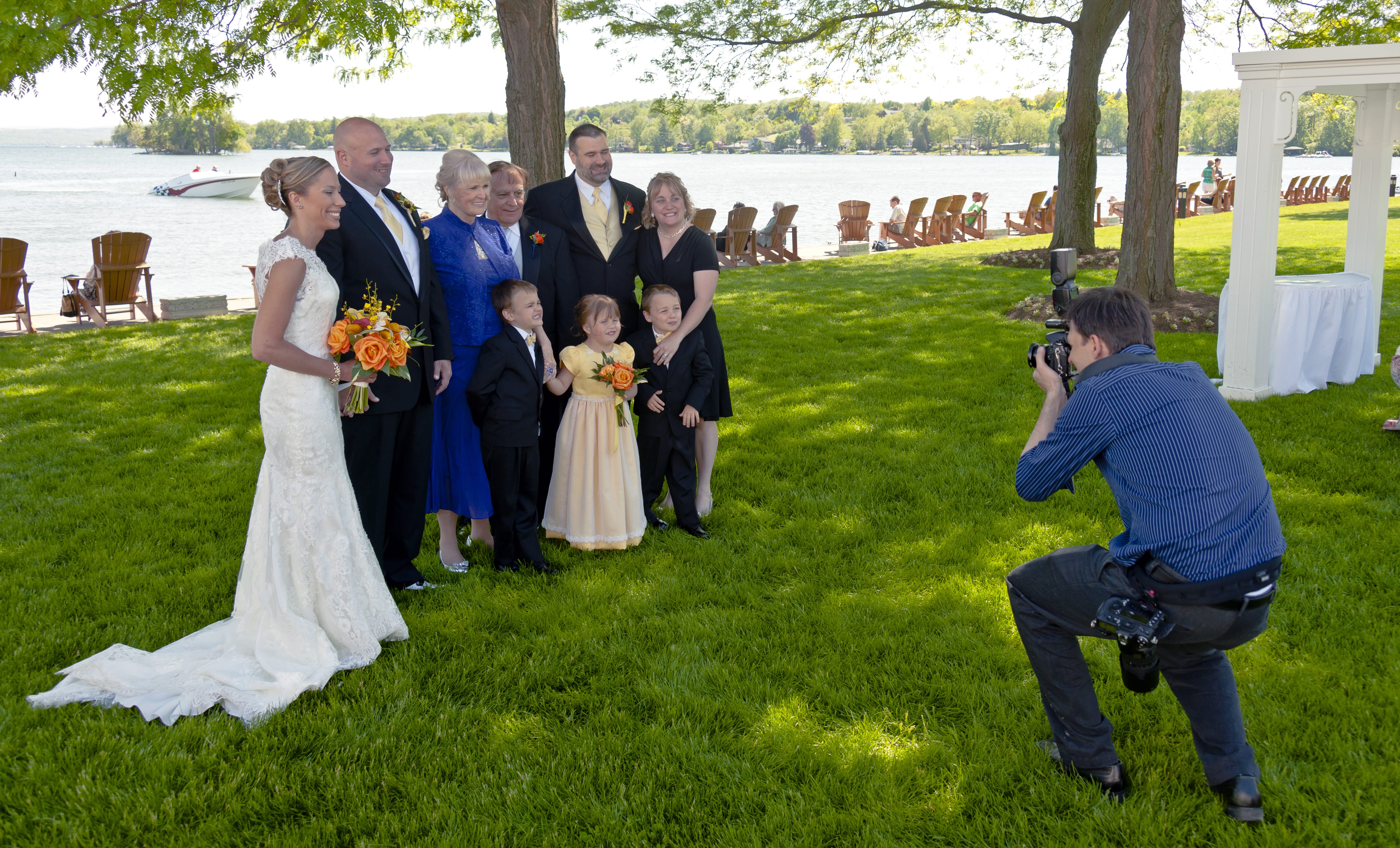 A typical wedding image shot.