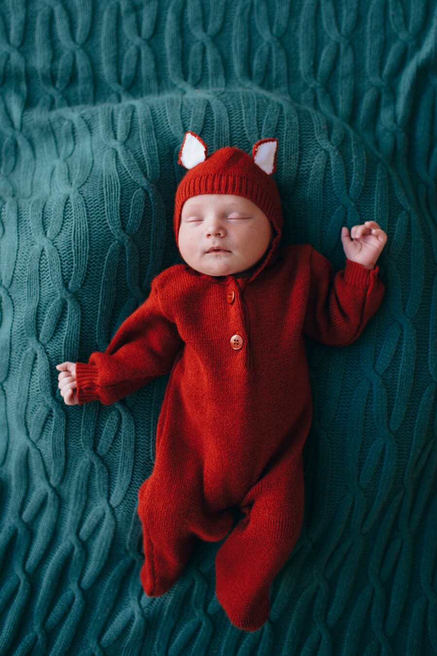Newborn photoshoot idea at home: In Adorable Jammies