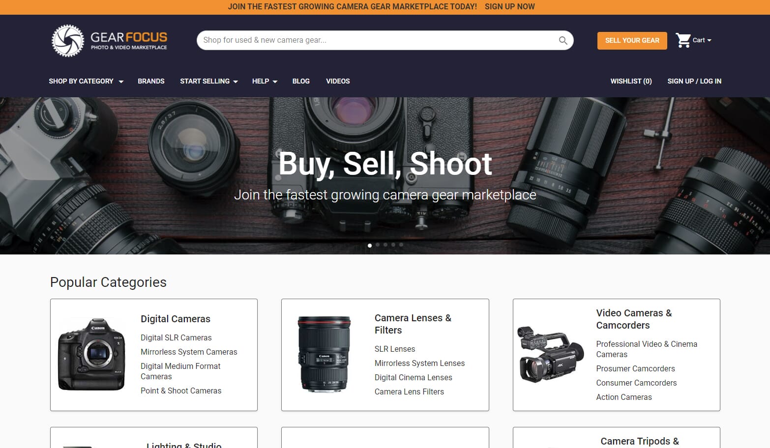 Gear Focus website