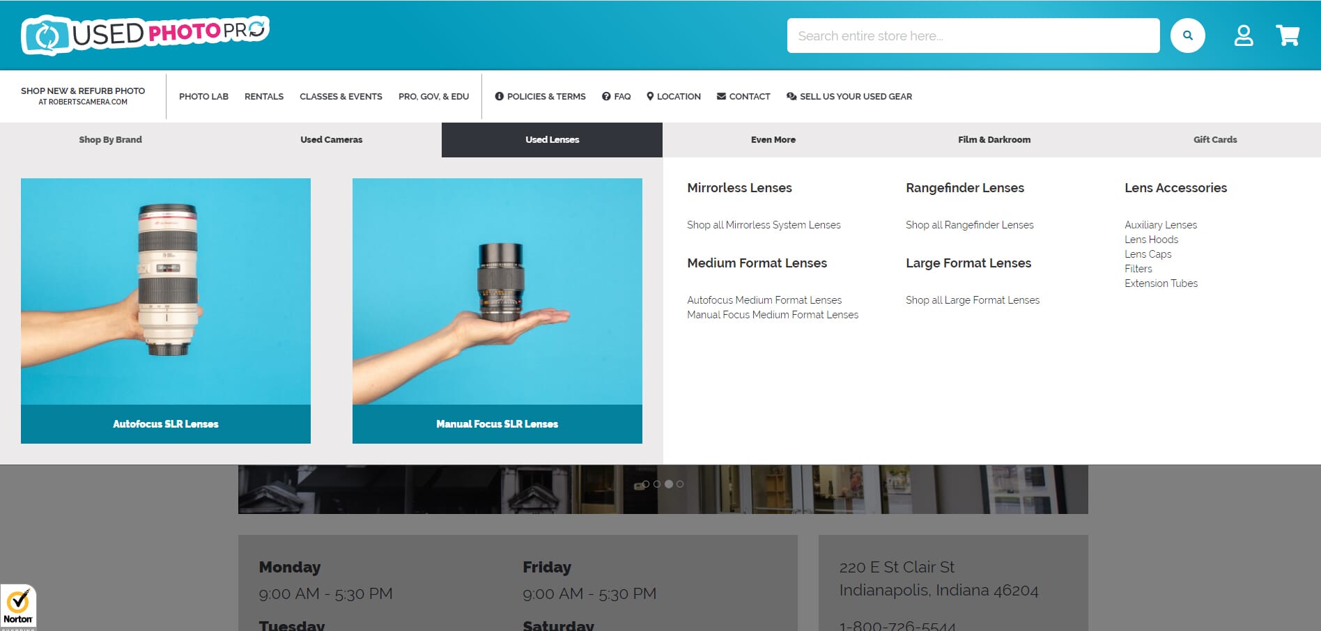 Used Photo Pro website