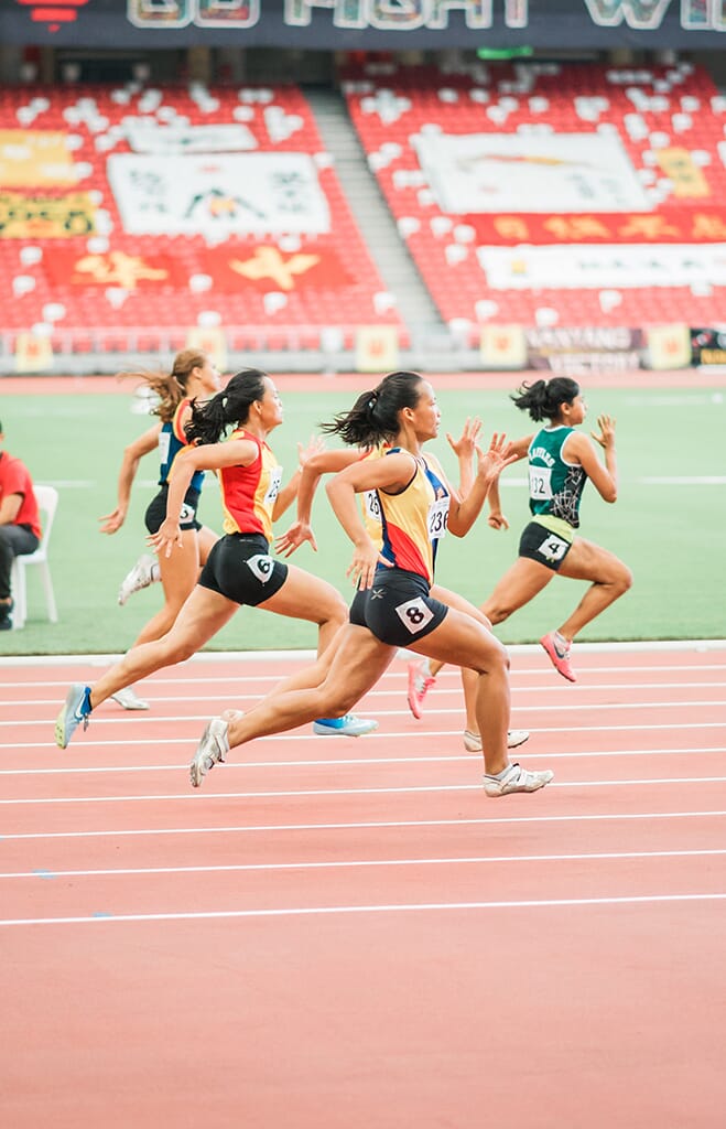 A telephoto lens allows you to take amazing sports shots!