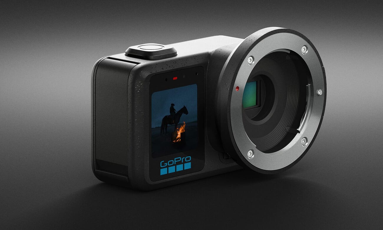 GoPro Mission 1 Pro ILS with Micro Four Thirds lens mount for interchangeable lenses