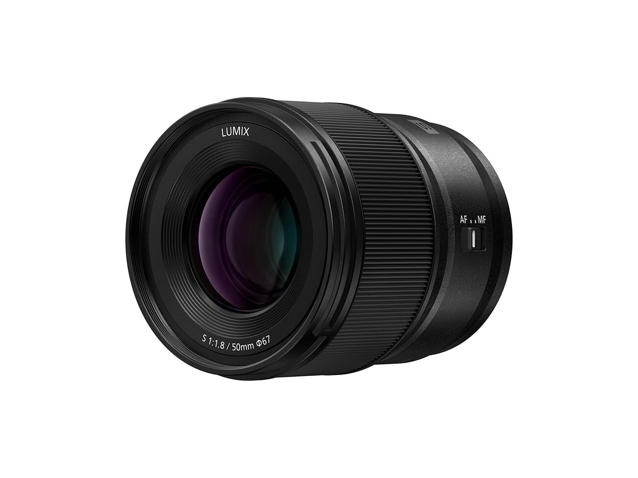 Panasonic Lumix S 50mm f/1.8 full-frame L-mount prime lens — official product press photo