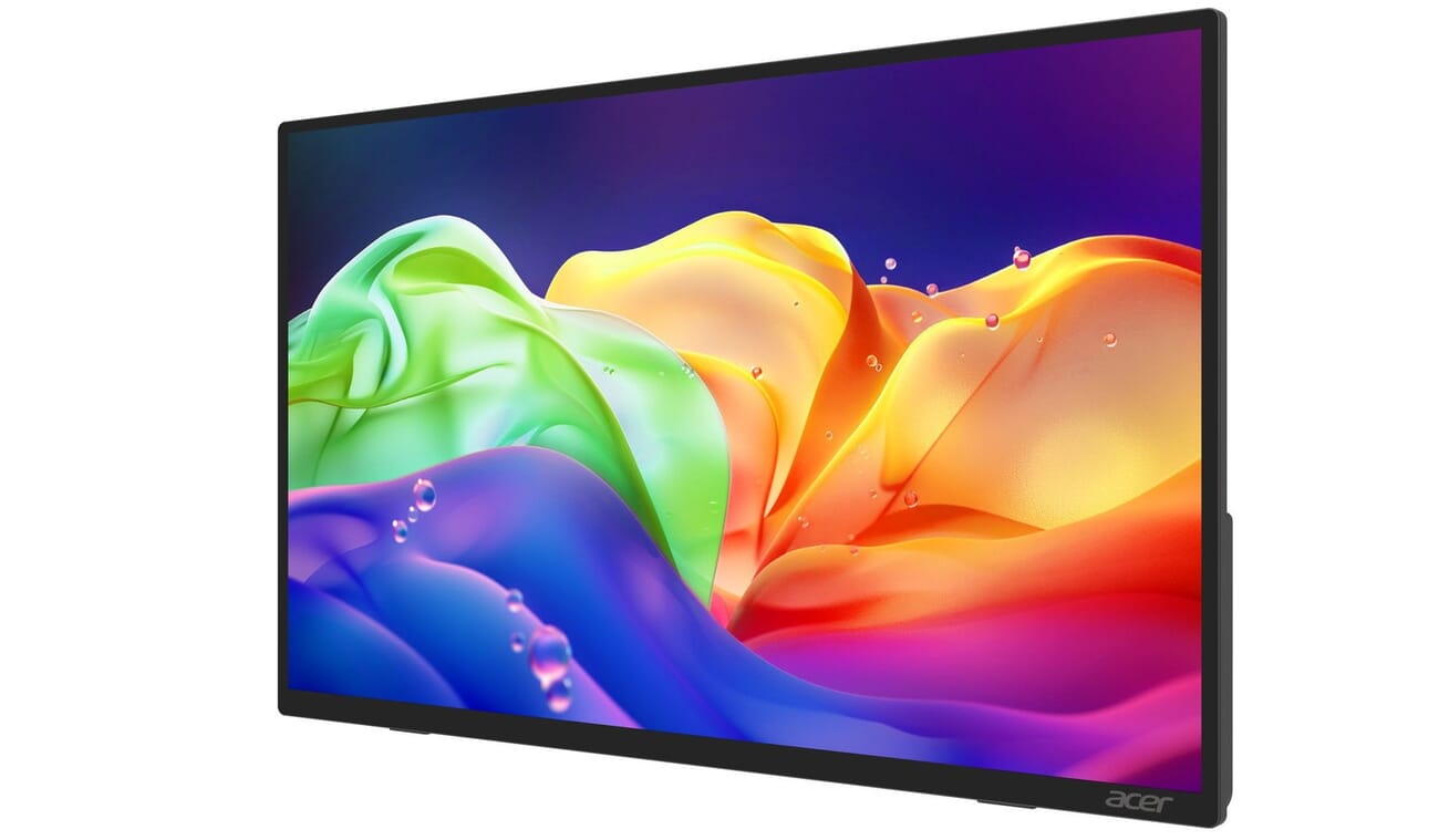 Acer ProDesigner PE160W 16-inch portable OLED monitor for on-location photo editing