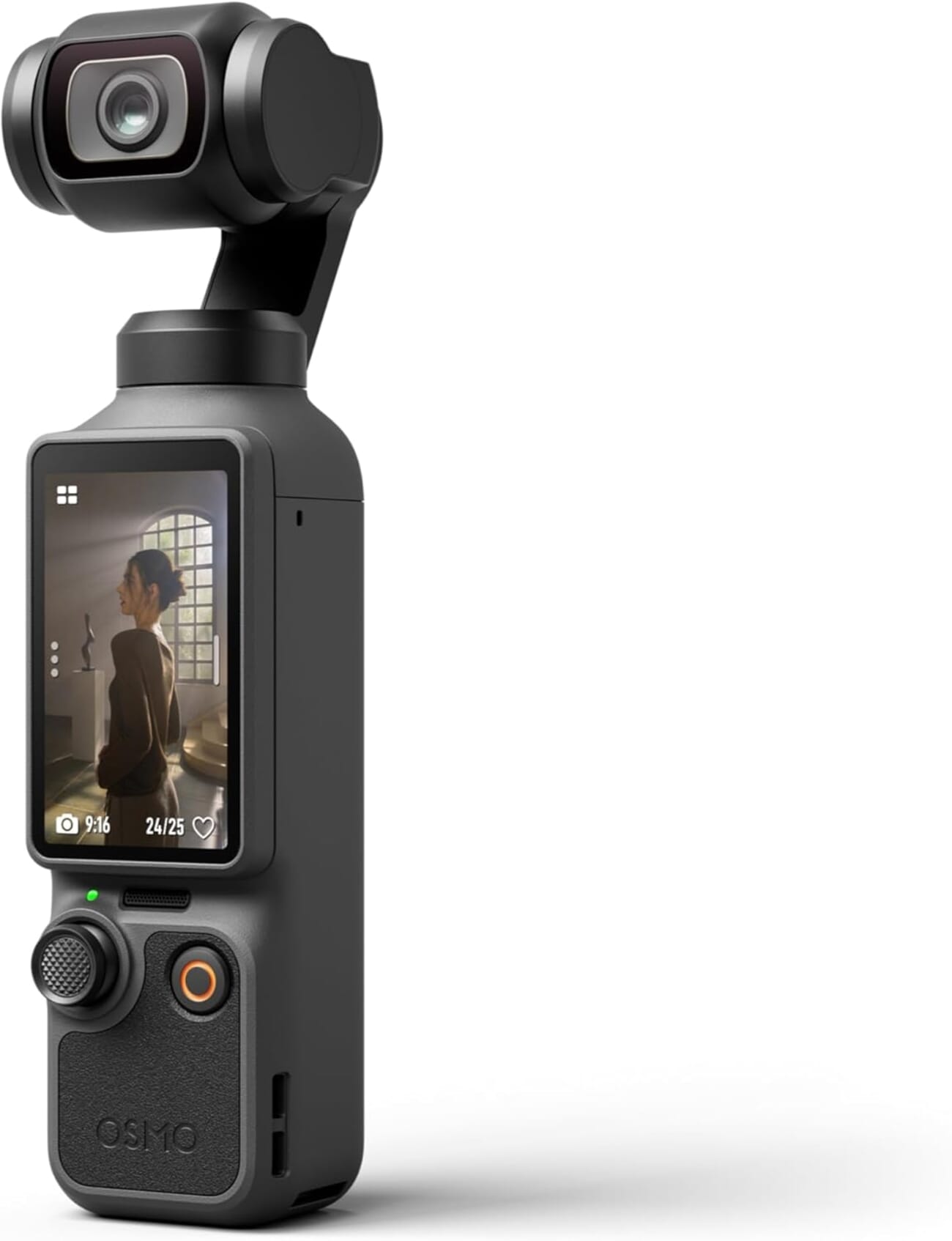 DJI Osmo Pocket 4 product shot — the predecessor with a single camera lens