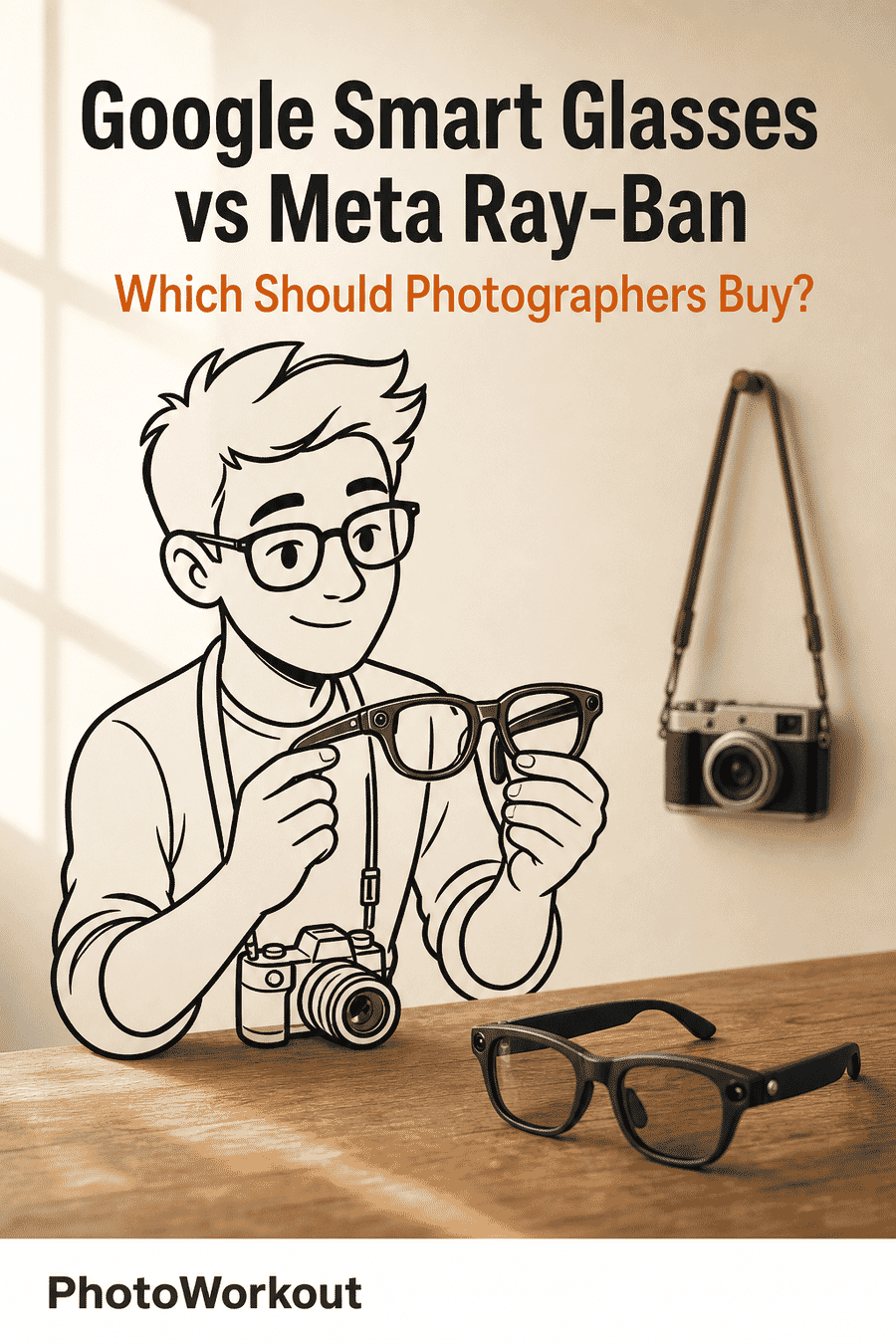 PhotoWorkout pin: Google Smart Glasses vs Meta Ray-Ban — Which Should Photographers Buy?