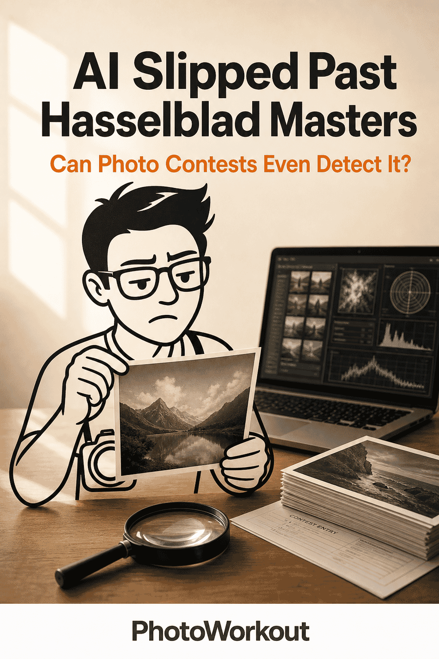 PhotoWorkout pin: AI Slipped Past Hasselblad Masters — Can Photo Contests Even Detect It?