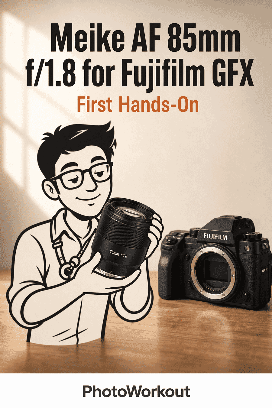 PhotoWorkout pin: Meike AF 85mm f/1.8 for Fujifilm GFX, first hands-on