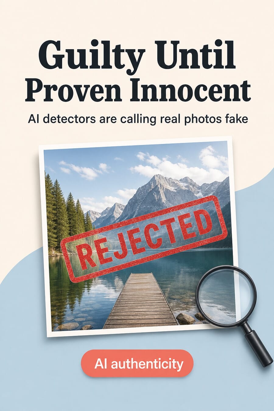 Guilty until proven innocent — AI detectors are calling real photos fake, with no appeal