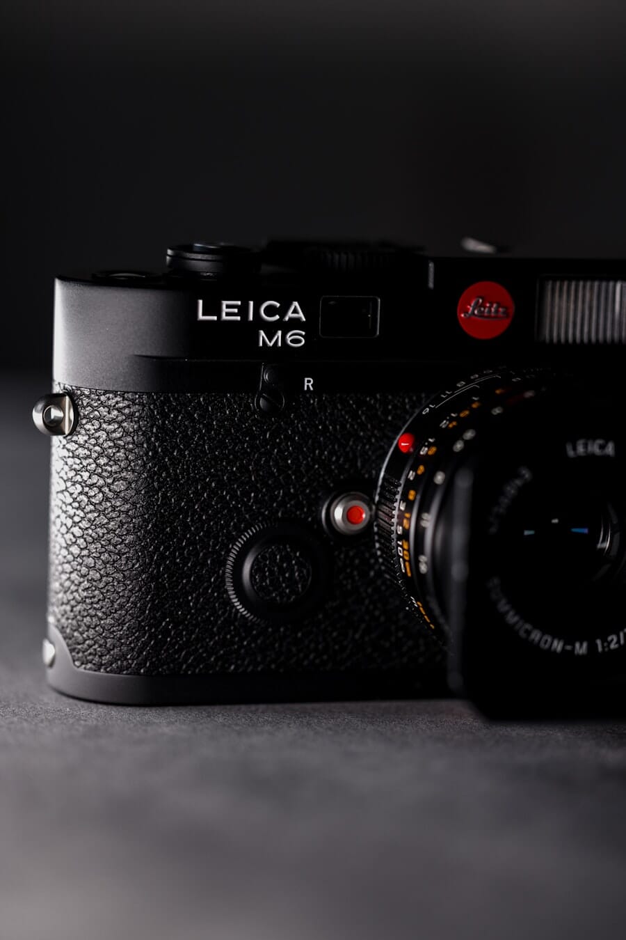 Leica M6 rangefinder, an all-mechanical German-made film camera