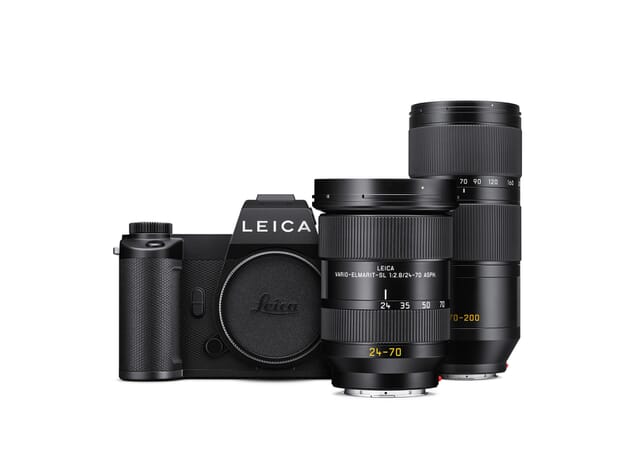 Leica SL3-P with the 24-70mm and 70-200mm zooms