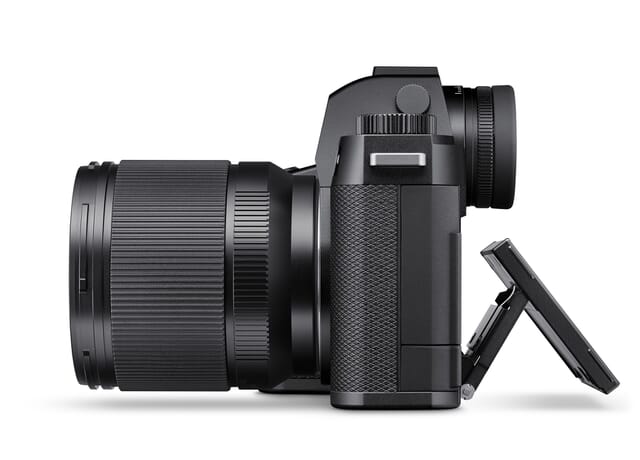 Leica SL3-P side profile with the Summilux-SL 50mm f/1.4