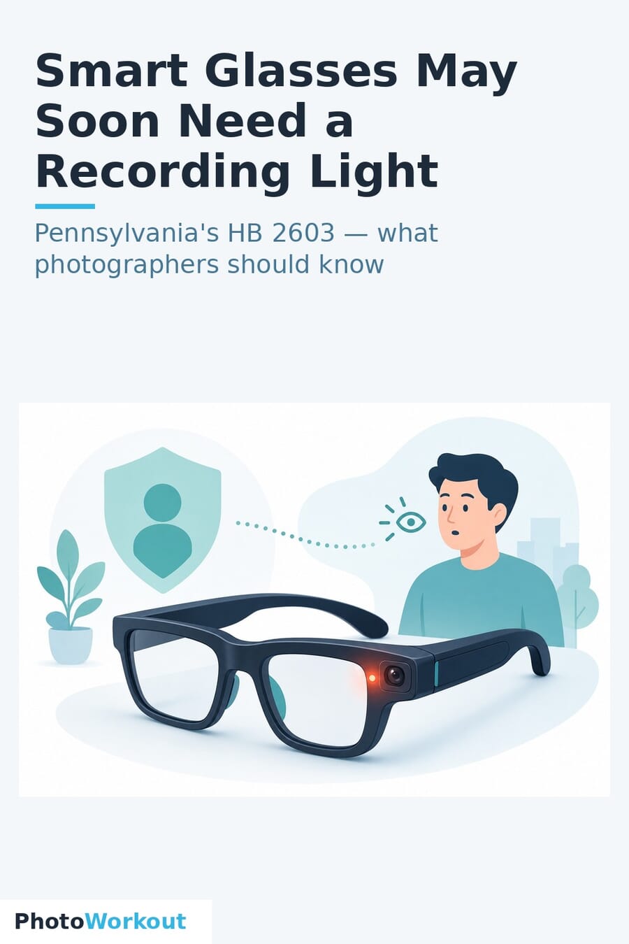 Pennsylvania wants to legally require smart glasses to show a recording light - what photographers should know