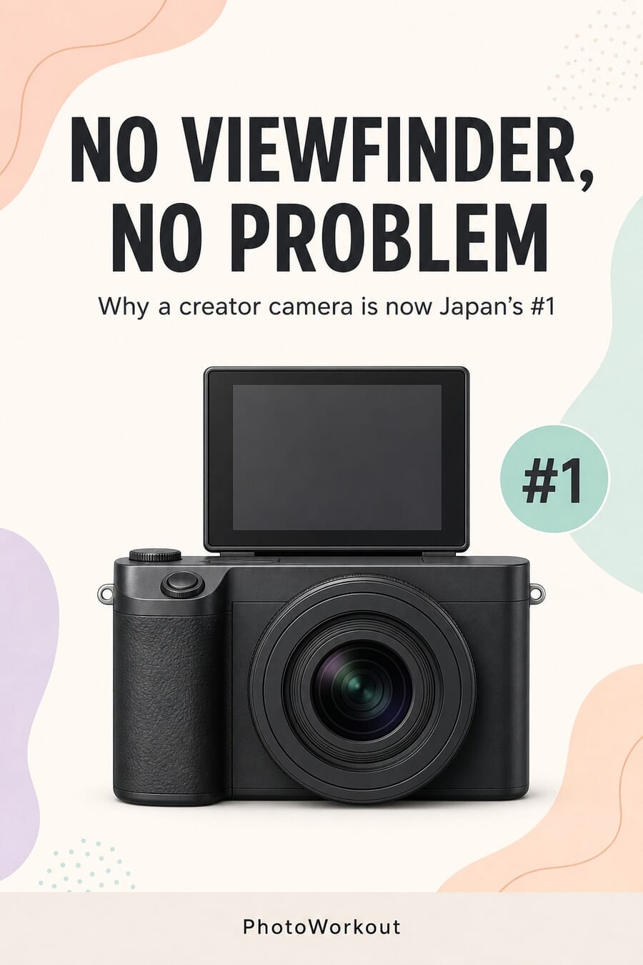 A viewfinder-free creator camera is now Japan’s number one