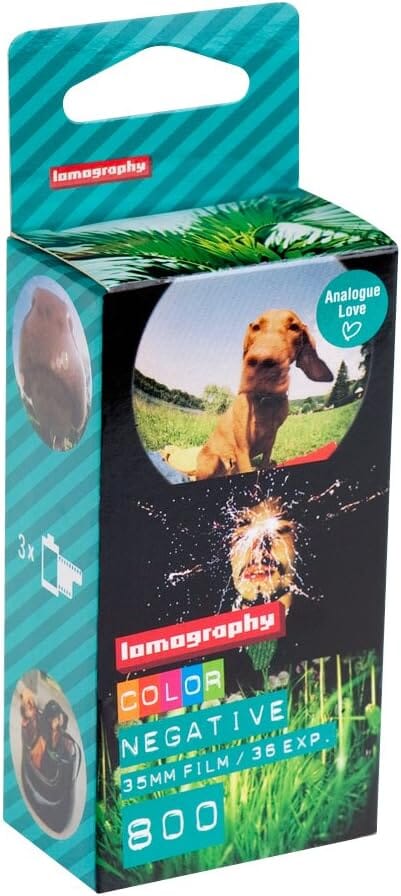Lomography Color Negative 800 35mm film three pack