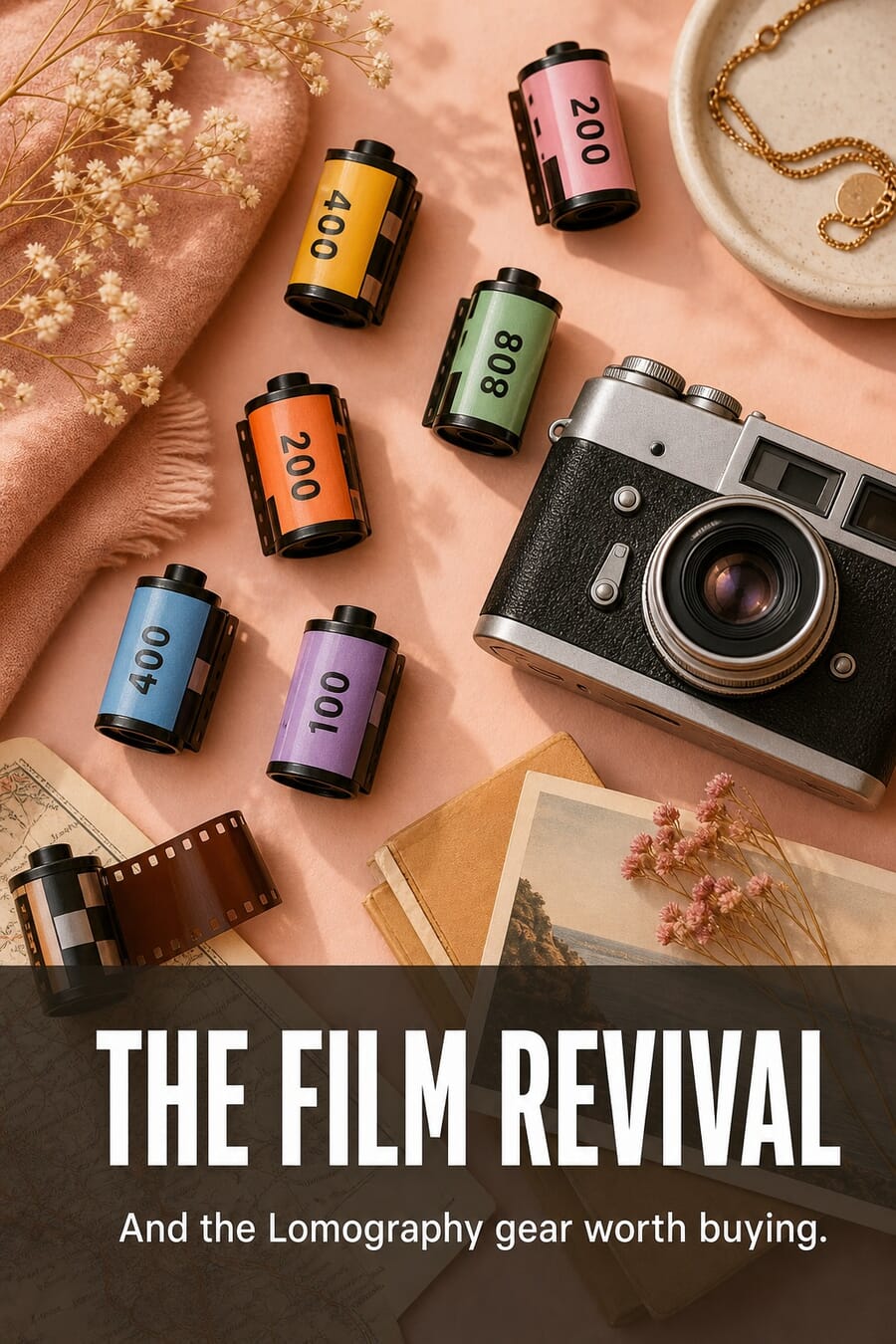 Vertical graphic: the film revival and the Lomography gear worth buying