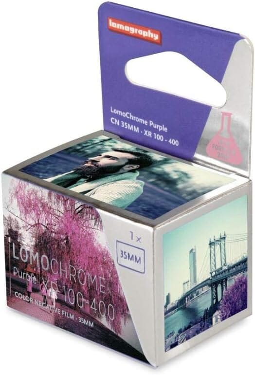 Lomography LomoChrome Purple 35mm film box