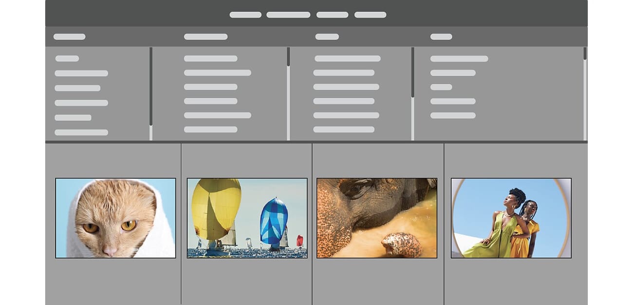 Adobe's official graphic of the new AI-focused metadata filters and Smart Collections in the Lightroom Classic 15.4 Library module