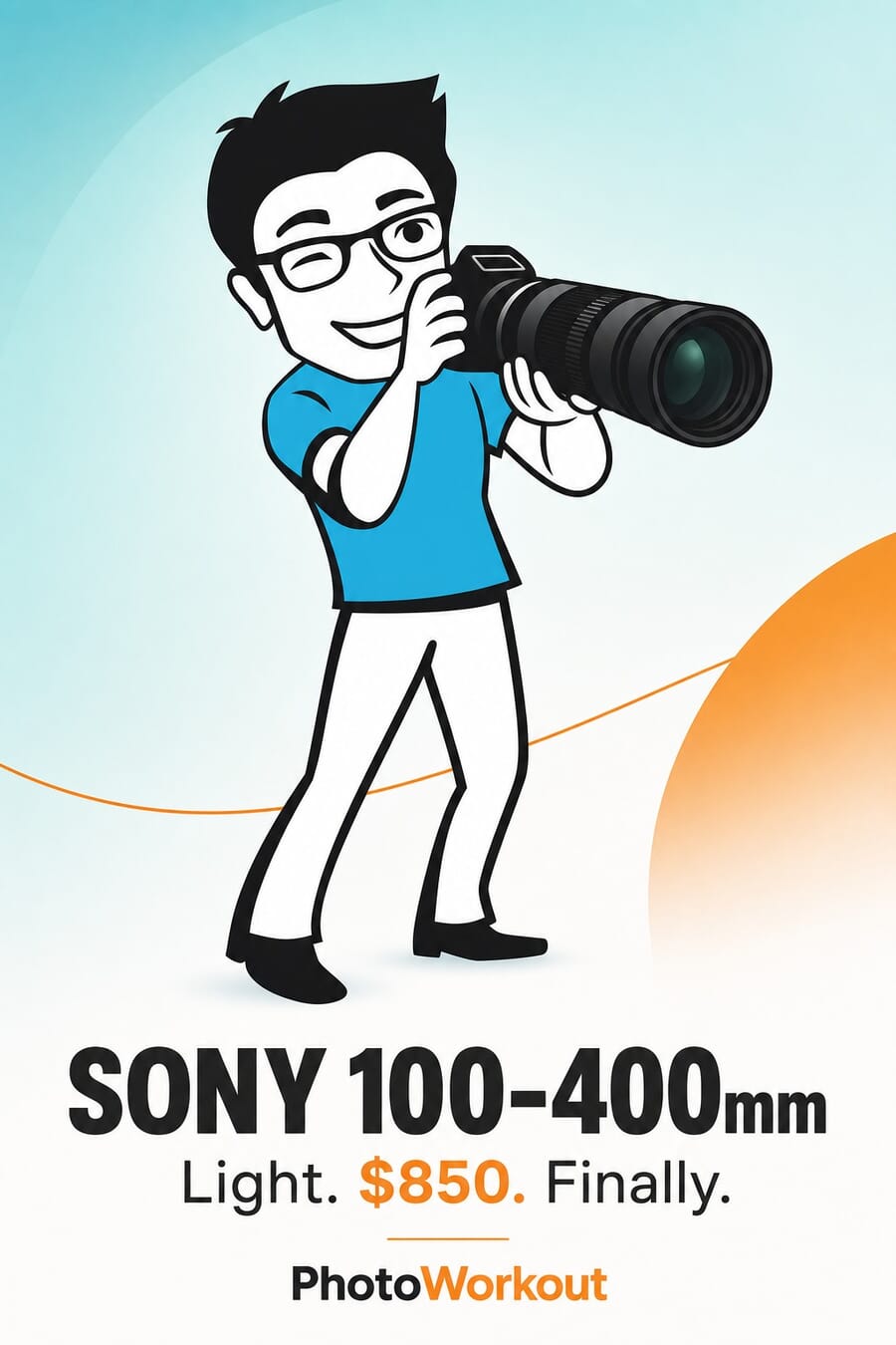Sony FE 100-400mm f/5.6-8 OSS, PhotoWorkout news pin