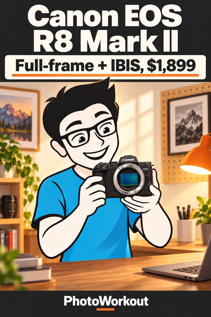 Canon EOS R8 Mark II: full-frame with IBIS at $1,899, official launch summary pin