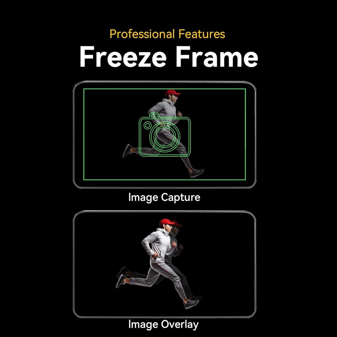 Portkeys LH7C rear panel showing battery plate and connections