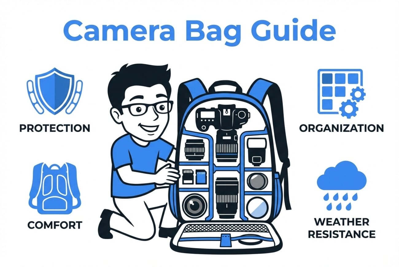Camera bag organization and protection guide