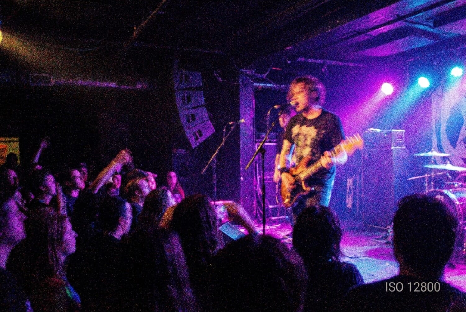 High-ISO photo with visible noise