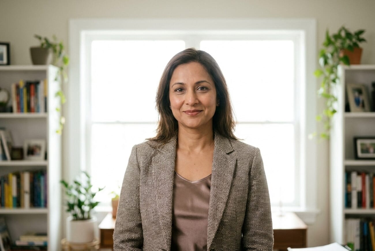 Backlit portrait showing proper exposure with spot metering