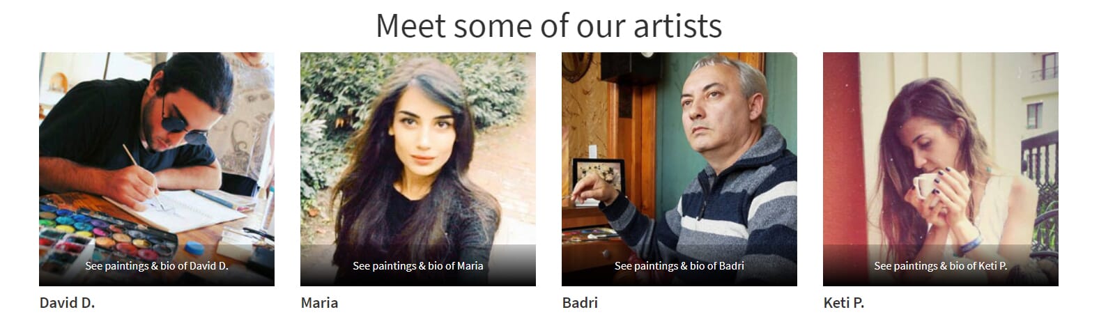 Each artist has their own set of artistic skills and usually only specialize in a few mediums. You can view an artists previous work to decide if their style is something you are interested in.