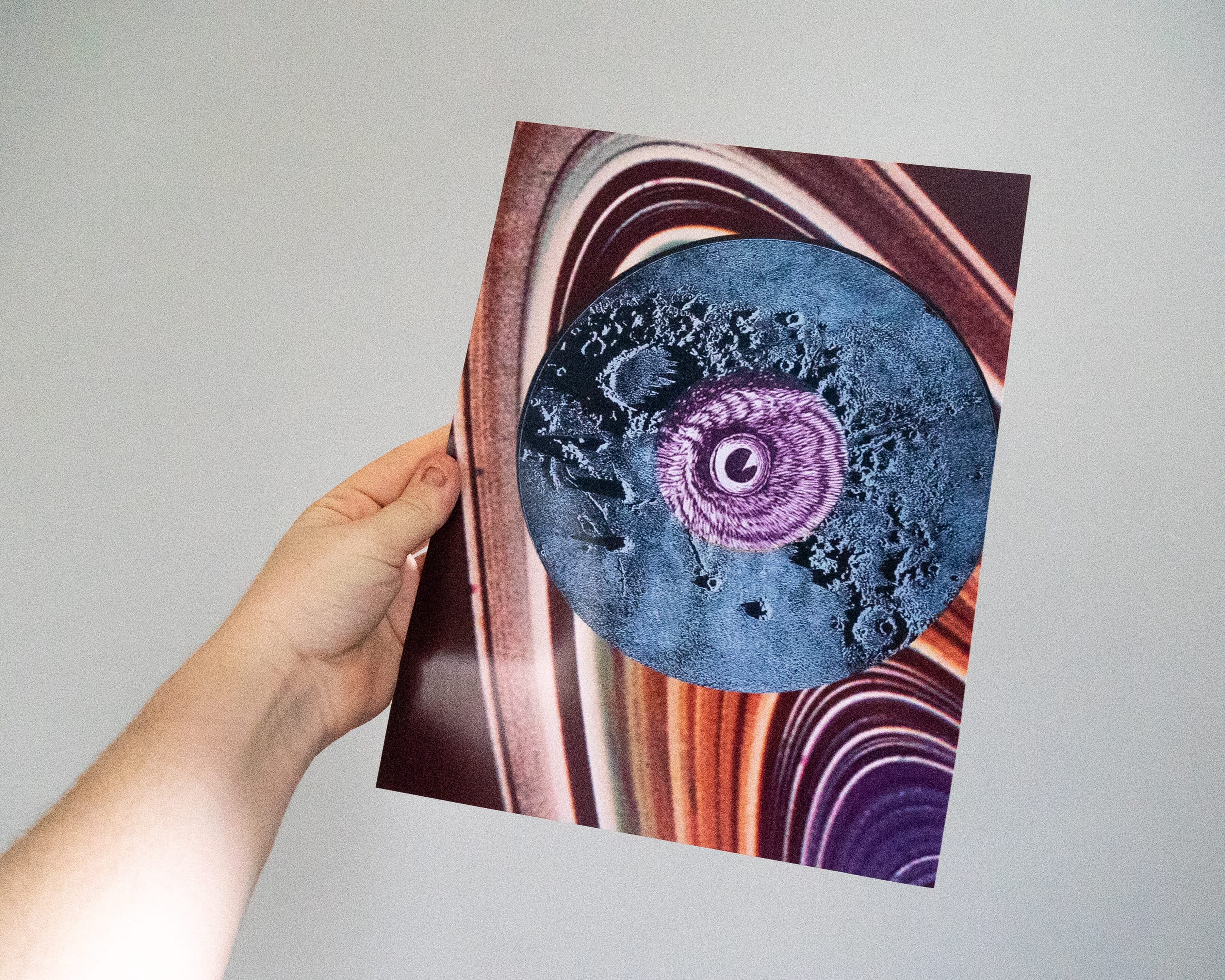 Between the color contrast and overall imagery, this isn't your average Xerox'd flyer.