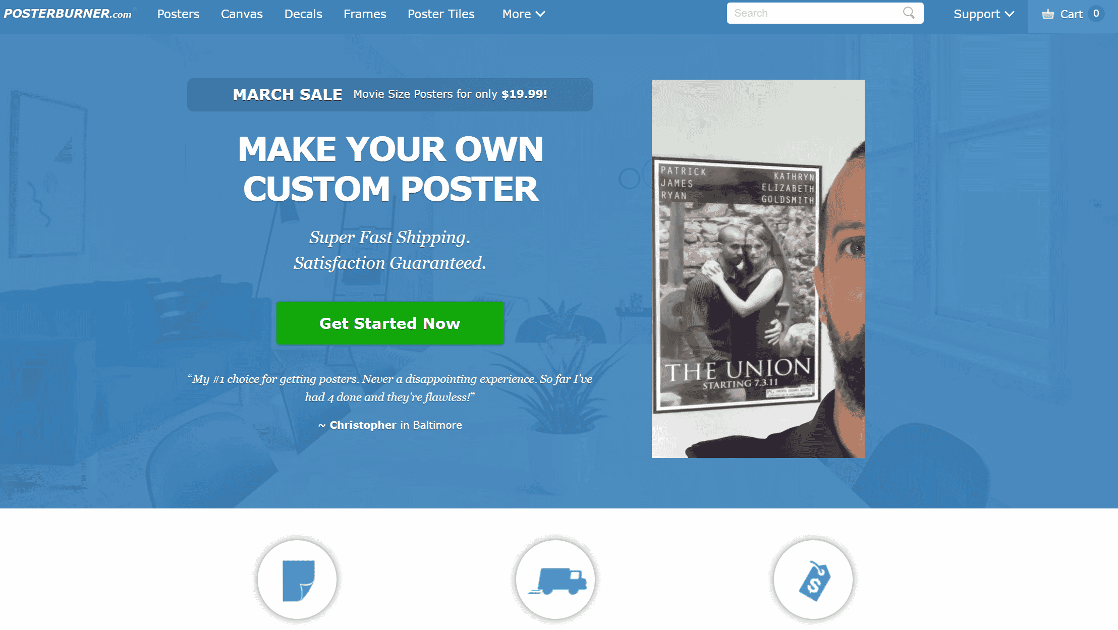 The home page feels a bit outdated.