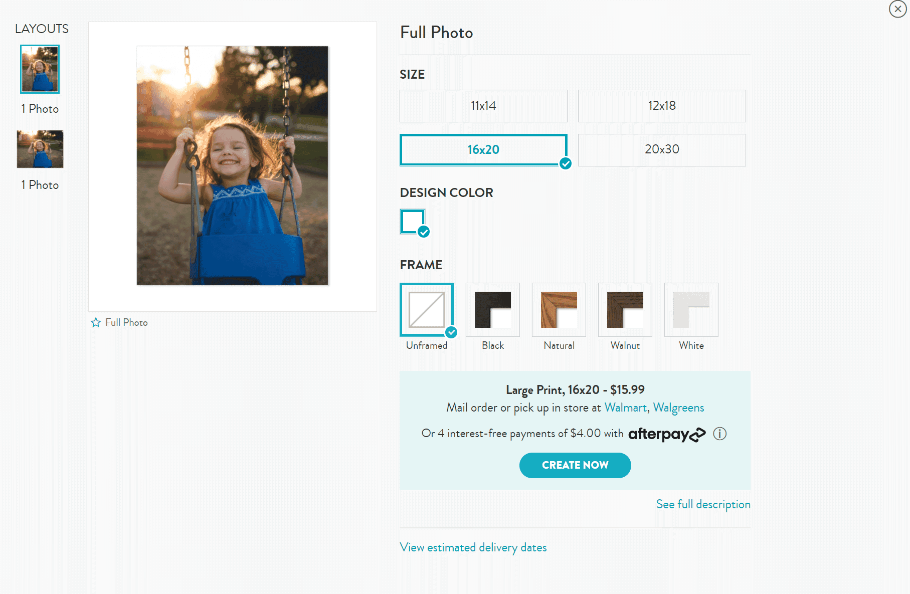 Snapfish photo prints