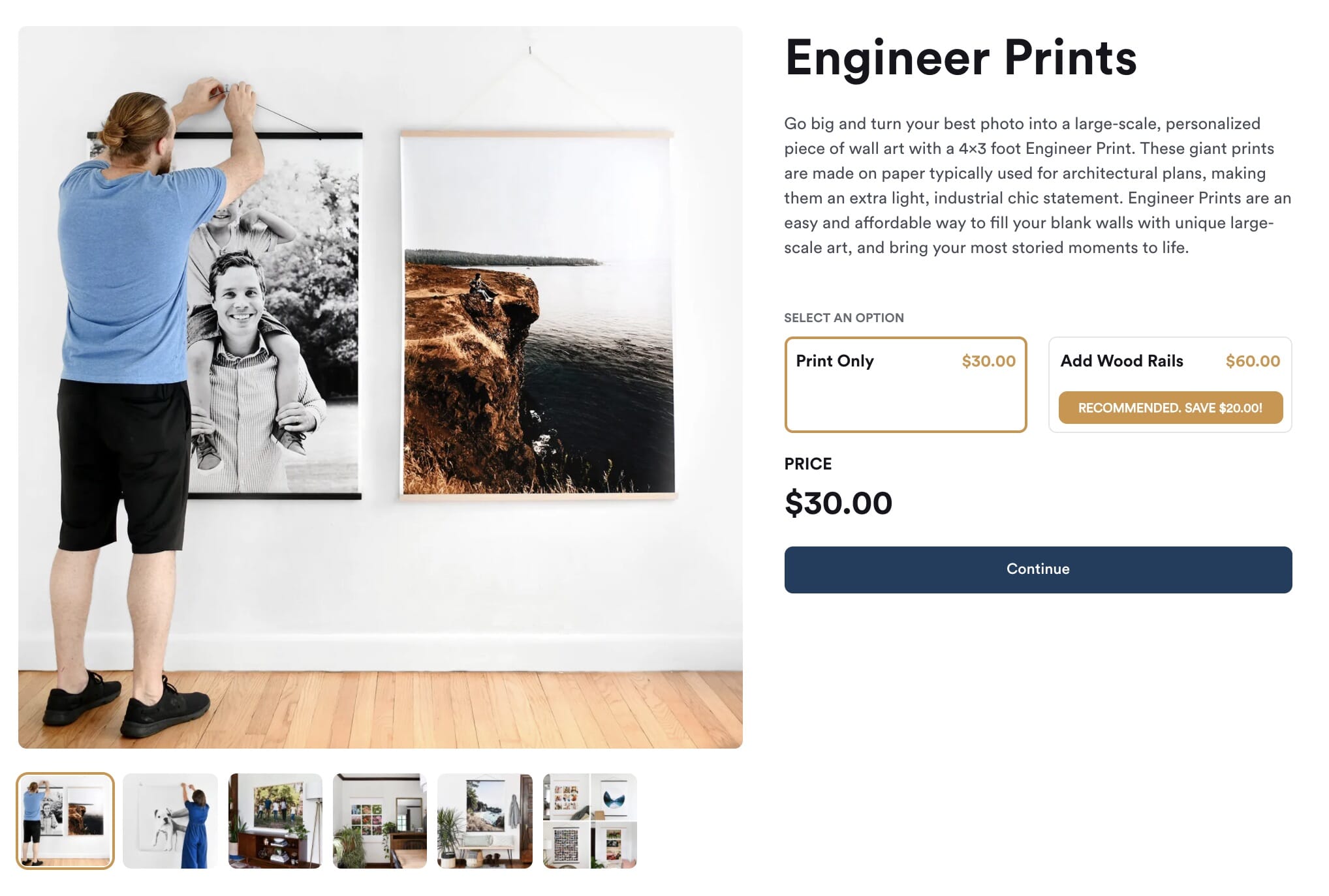 Engineer prints have picked up popularity among vendors like Parabo Press, but the most affordable prints may be available at your local office supply store.