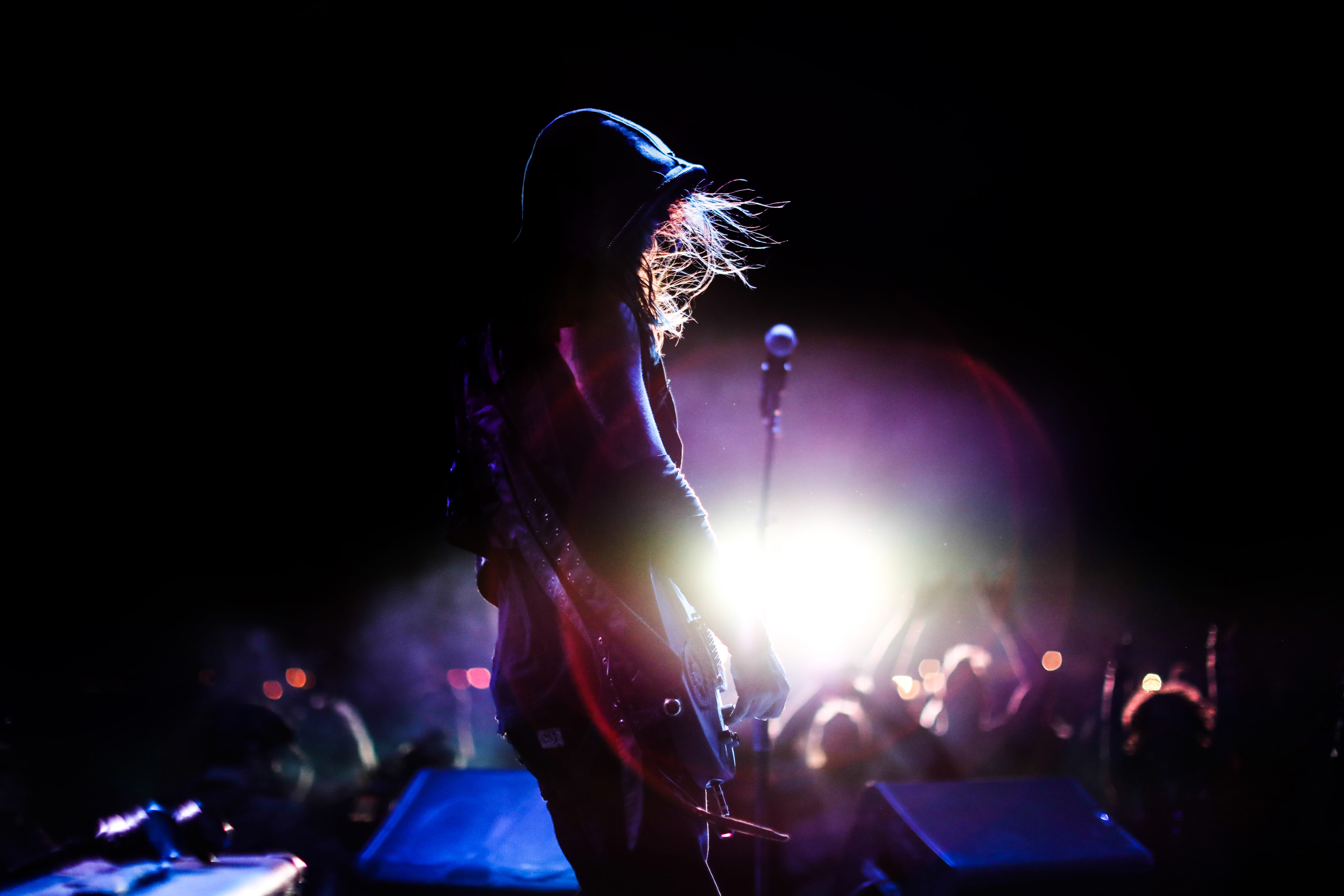 musician on the stage