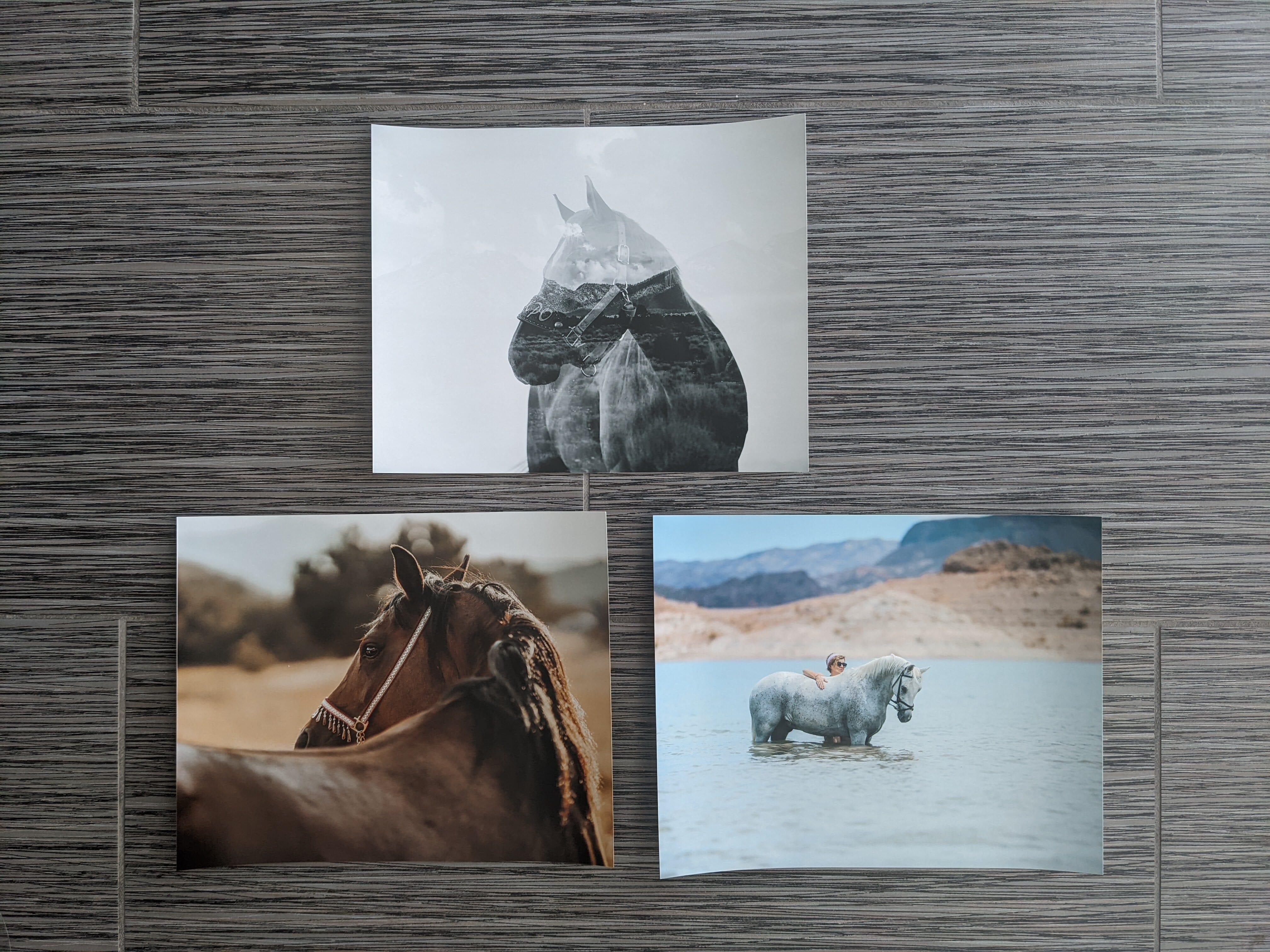 three Bay Photo Lab prints