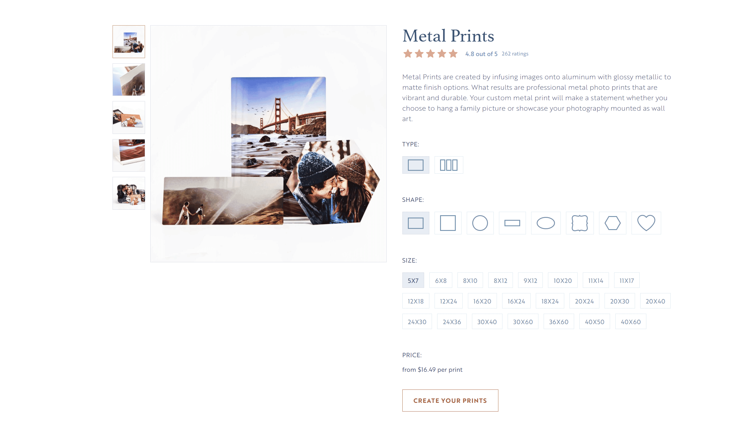 metal prints