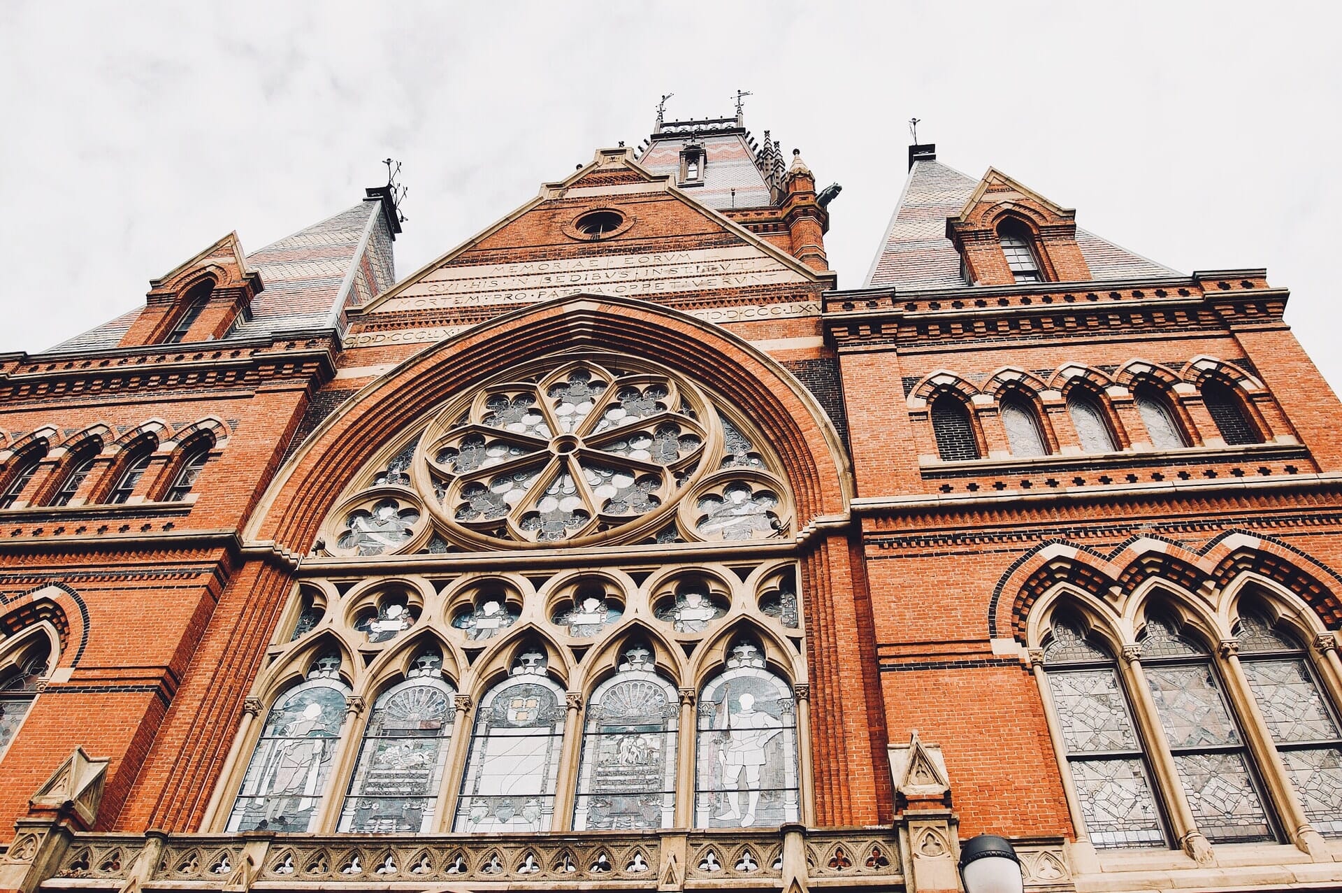 Memorial Hall at Harvard University in Cambridge, Boston