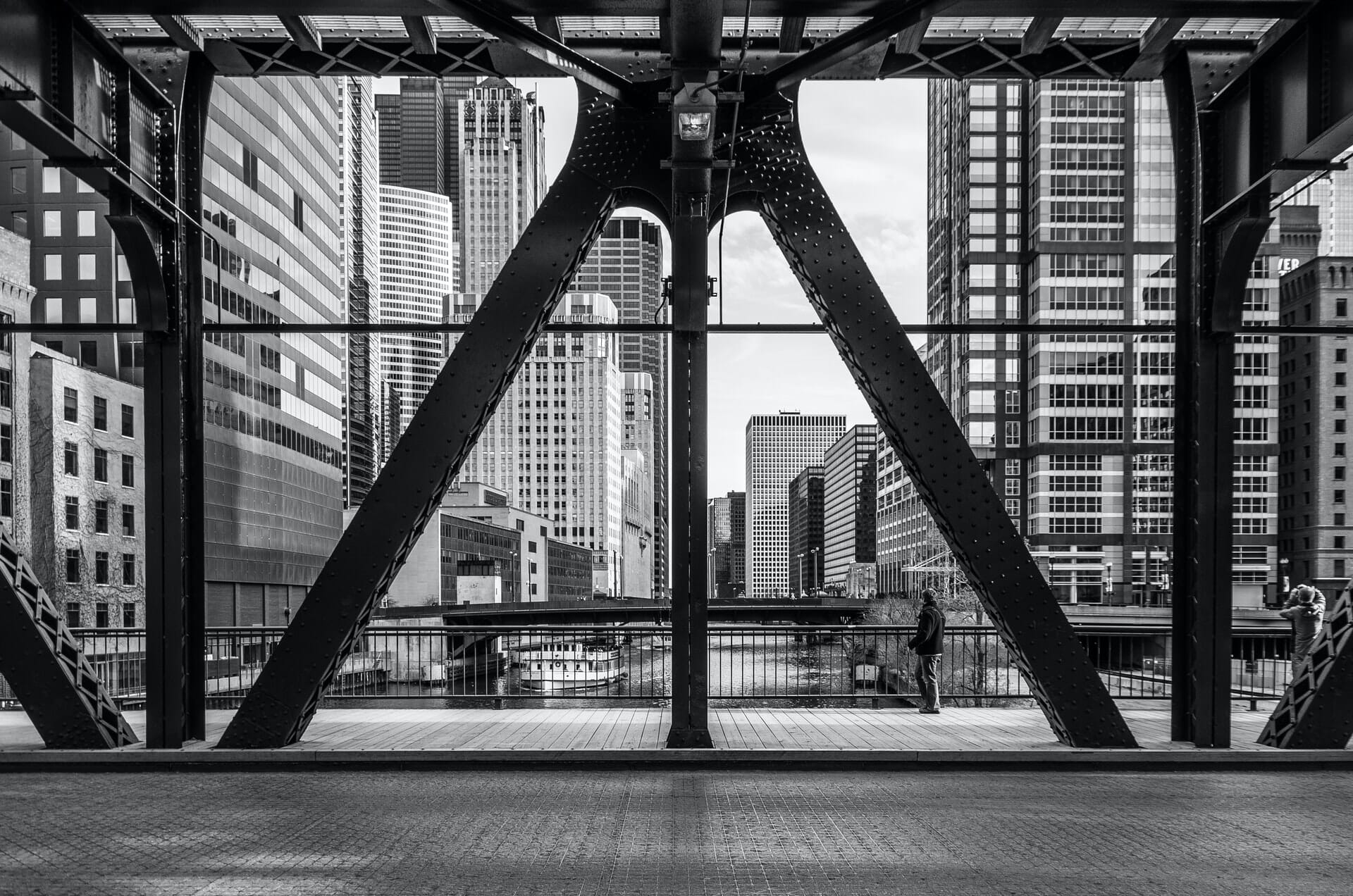 Wells Street Bridge over the Chicago River