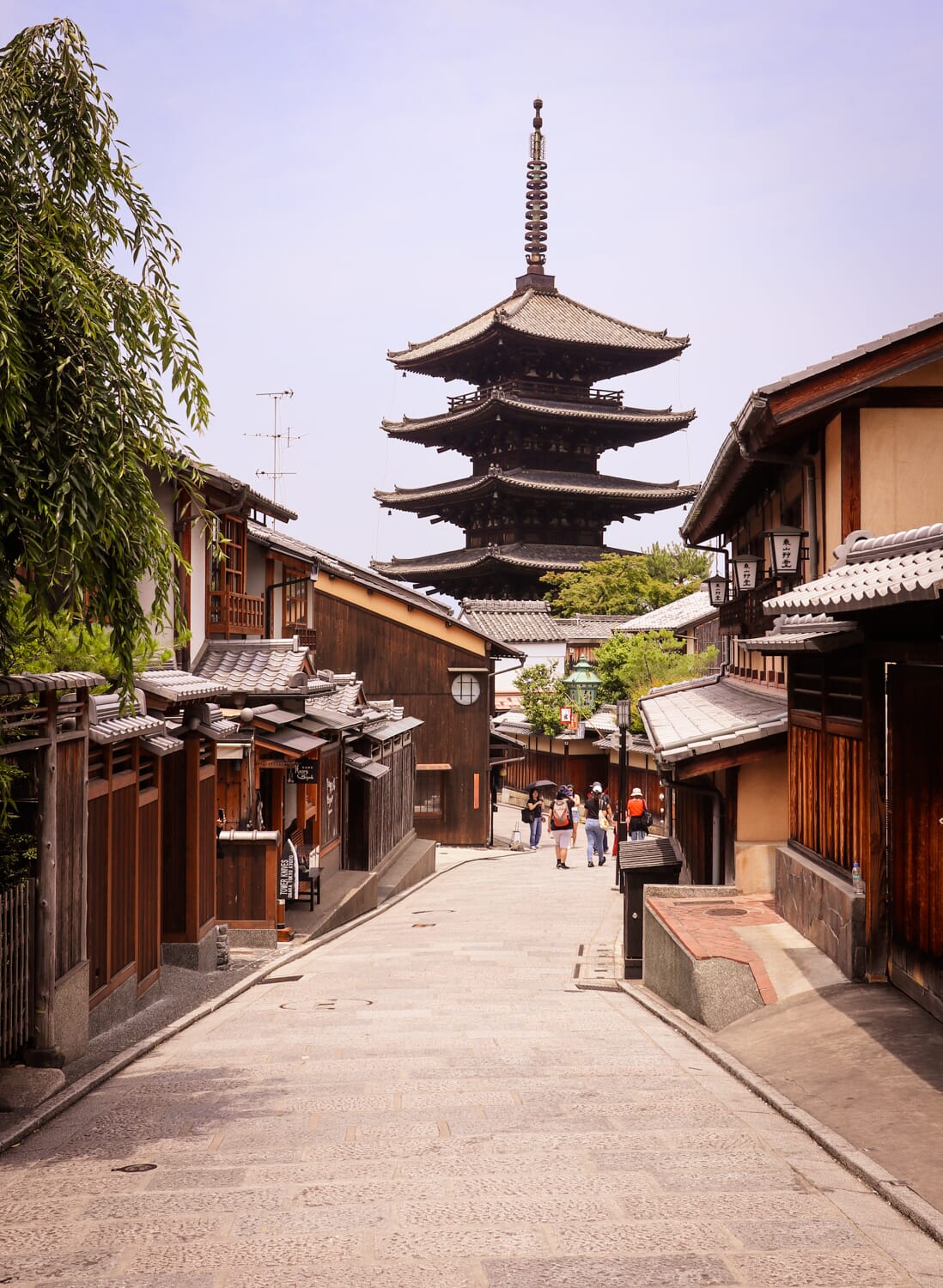 Yasaka-dori in the Gion District