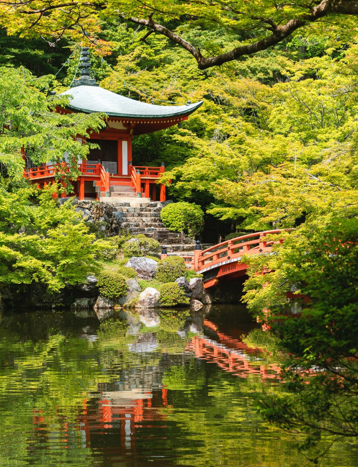 The gardens at Daigo-ji Temple