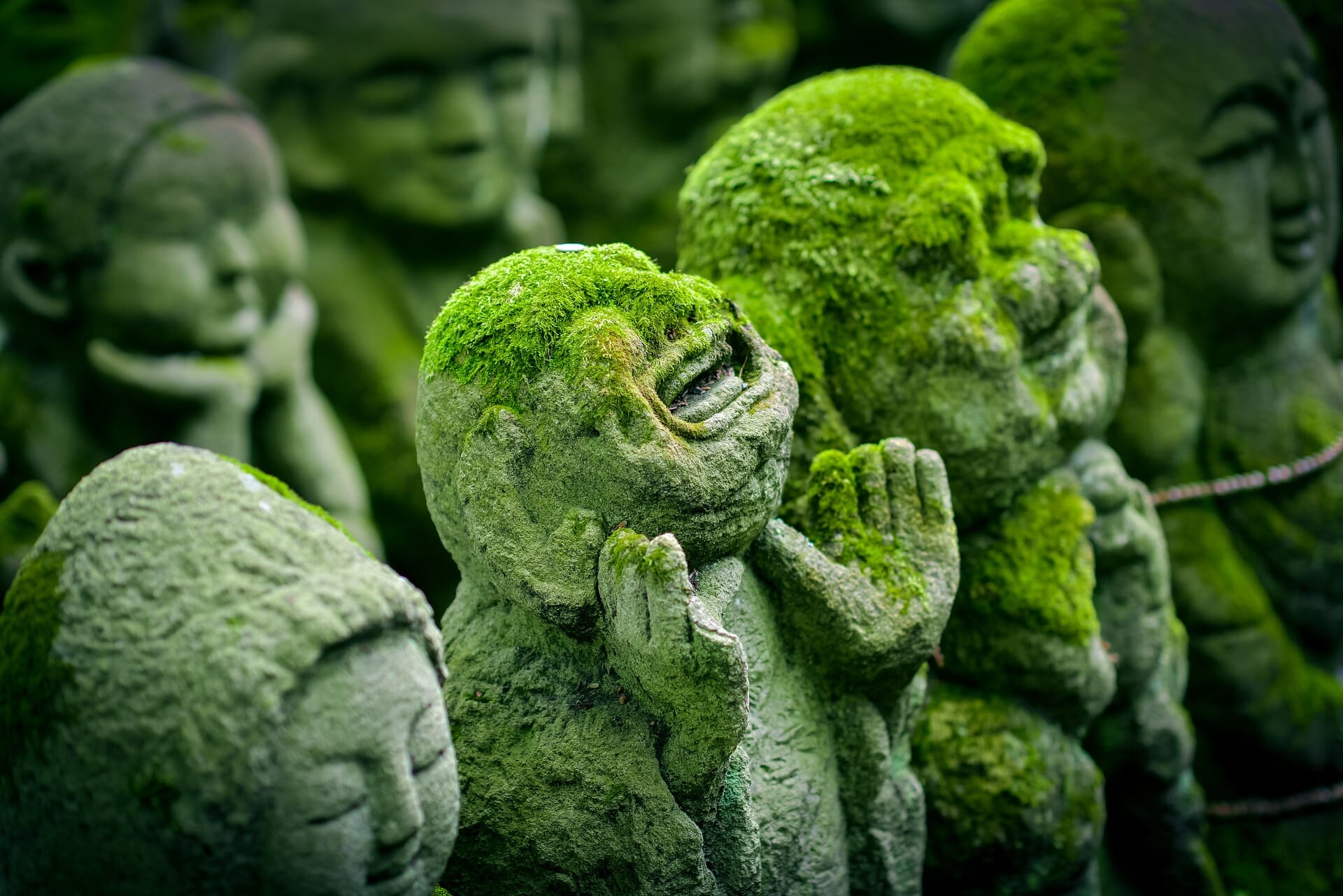 Stone buddhas at Otagi Nenbutsu-ji Temple
