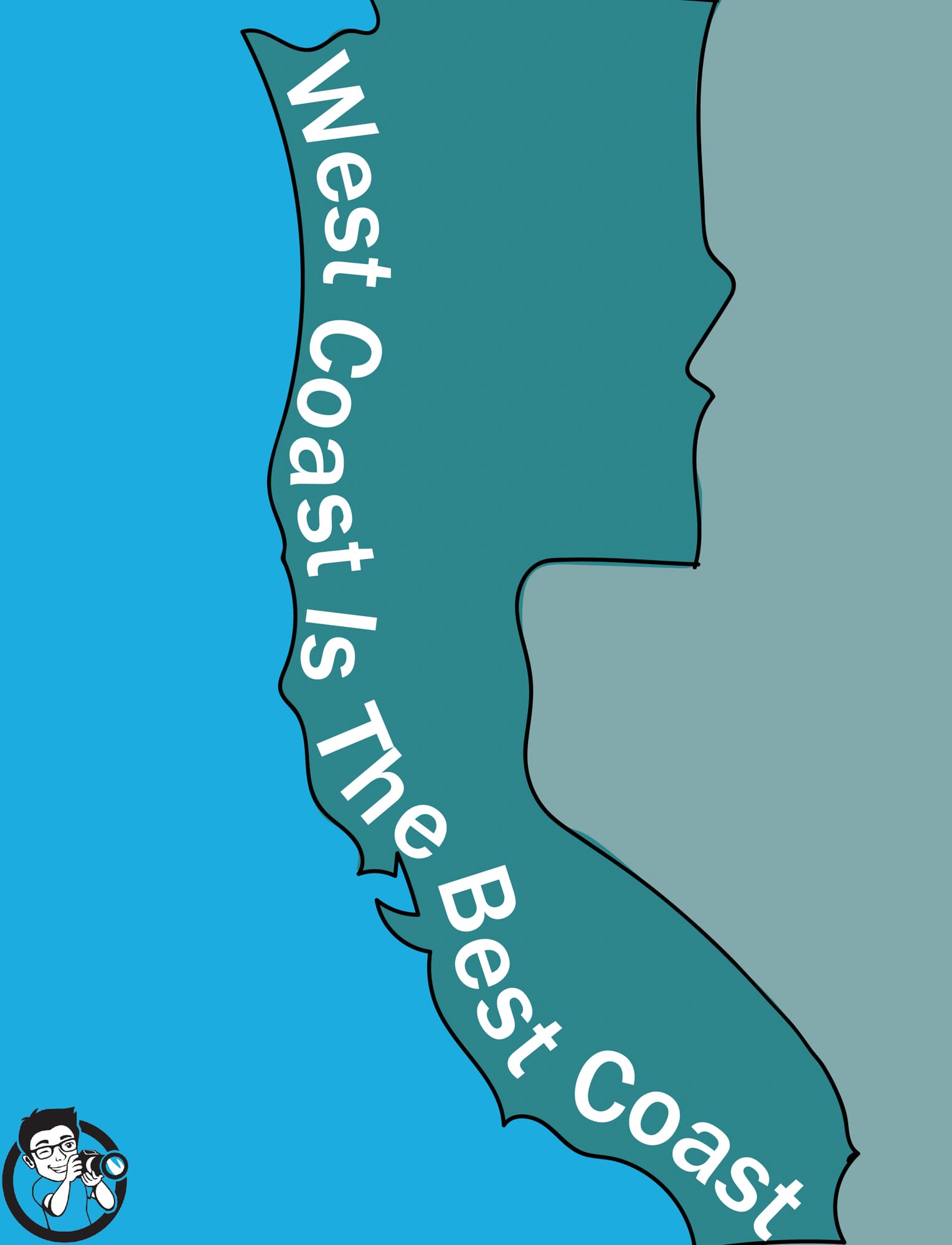 West Coast is the Best Coast Graphic