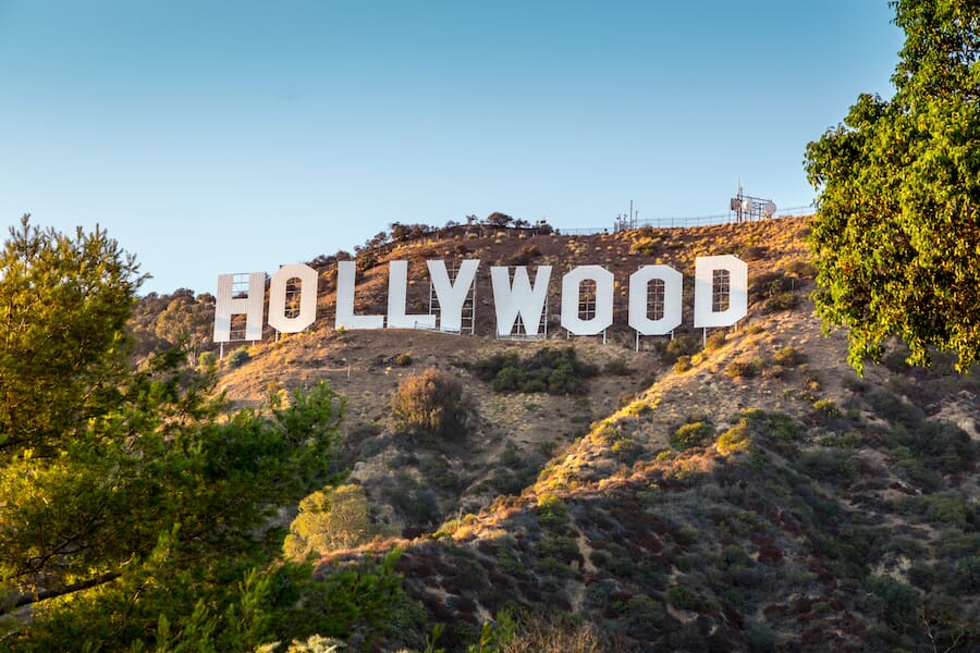 The Hollywood Sign in Los Angeles