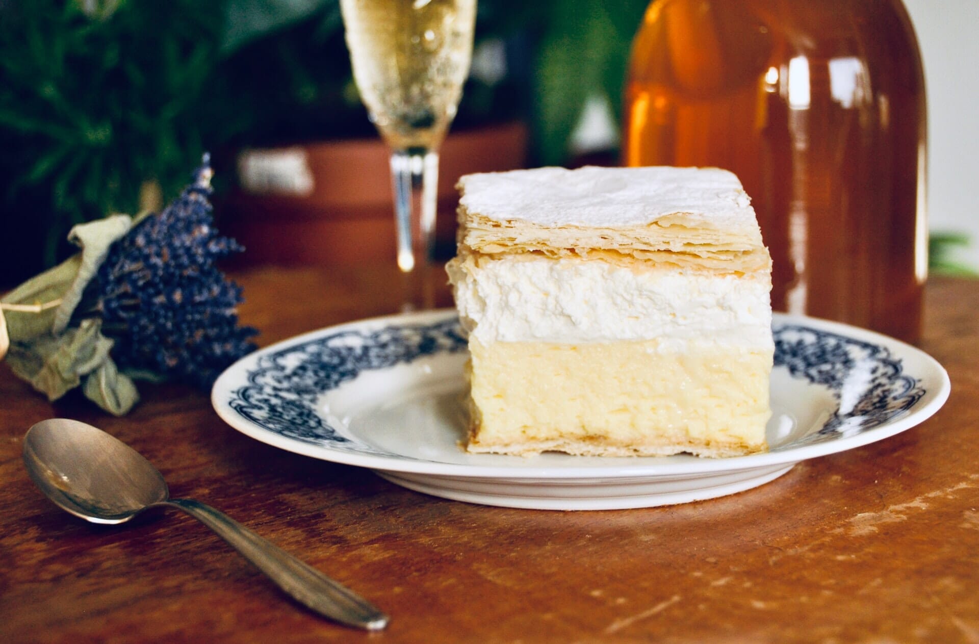 A slice of Bled Cream Cake