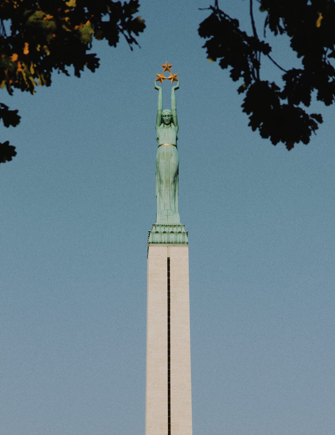 The Freedom Monument in Riga